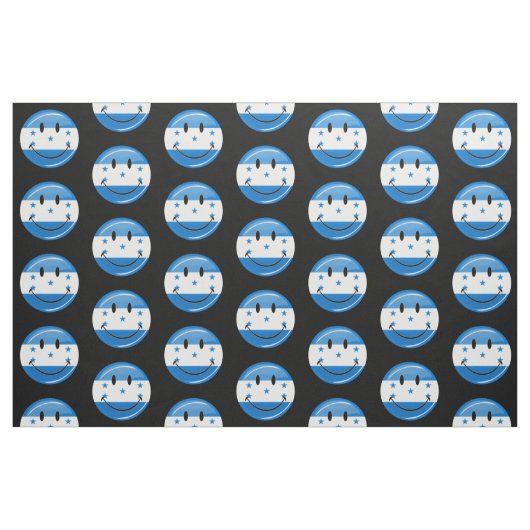 Glatte Runden-lächelnde honduranische Flagge Stoff (Fat Quarter (45,7 x 55,9 cm))