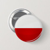 Glatte Runden-Polnisch-Flagge Button (Vorne & Hinten)