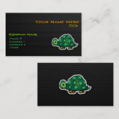 Glatte Schildkröte Visitenkarte (Vorne/Hinten)