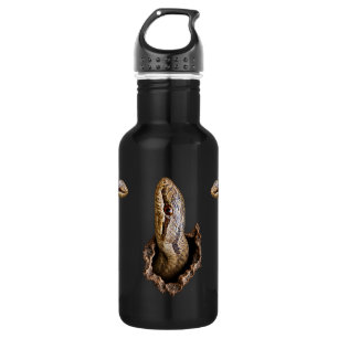 Glatte Schlangen Rocky Woodland Wildlife Edelstahlflasche