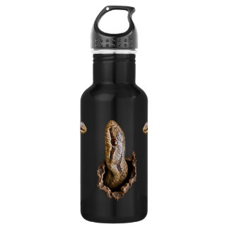 Glatte Schlangen Rocky Woodland Wildlife Edelstahlflasche