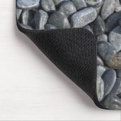 Glatte schwarze Kiesel Mousepad (Ecke)