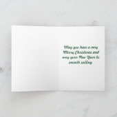 Glatte Segeln-Feiertage Feiertagskarte (Innenseite)