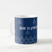 Glatte Segeln-Kaffee-Tasse Kaffeetasse (Vorderseite Links)