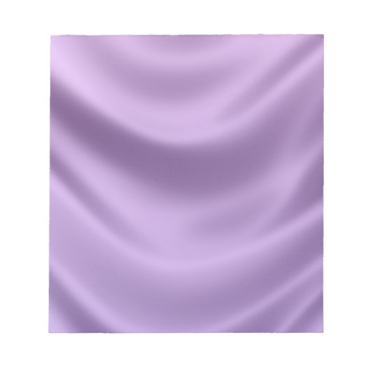 glatte Seide - lila Notizblock (Vorderseite)