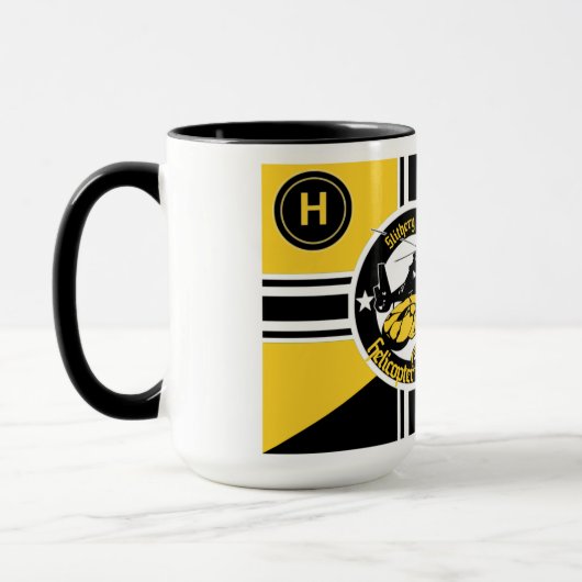 Glatte Slithery Hubschrauber-Lieferung ANCAP Tasse (Links)