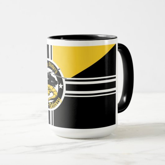 Glatte Slithery Hubschrauber-Lieferung ANCAP Tasse (VorderseiteRechts)