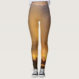GLATTE SONNENGLÜH LEGGINGS