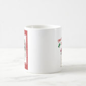 Glatte Spielzeug-Foxterrier-Weihnachtswünsche Kaffeetasse (Mittel)