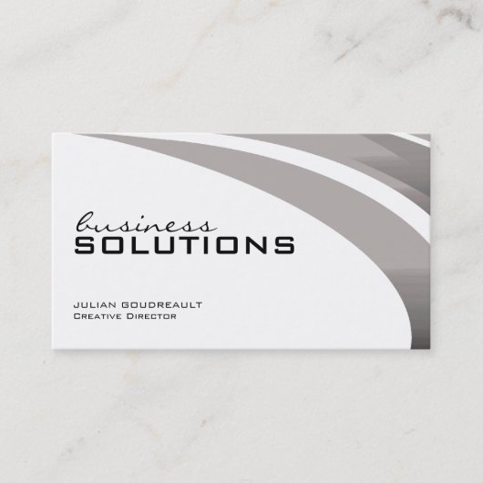 Glatte Visitenkarte (Vorderseite)