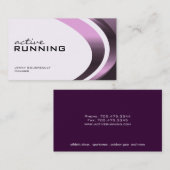 Glatte Visitenkarte (Vorne/Hinten)