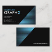 Glatte Visitenkarte (Vorne/Hinten)