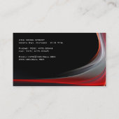 Glatte Visitenkarte (Rückseite)