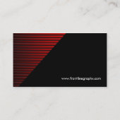 Glatte Visitenkarte (Rückseite)