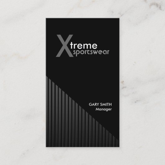 Glatte Visitenkarte (Vorderseite)