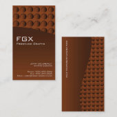 Glatte Visitenkarte (Vorne/Hinten)