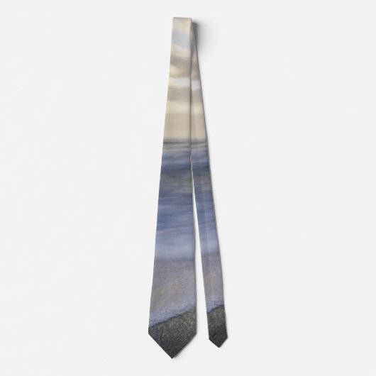 Glatte Wellen an Cocoa Pier Neck Tie Krawatte (Vorderseite)