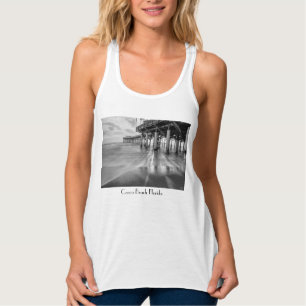 Glatte Wellen an der Spitze des Kakaopires Graustu Tank Top
