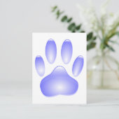 Glatteig Druck Postkarte (Stehend Vorderseite)