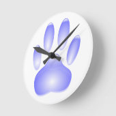 Glatteig Druck Runde Wanduhr (Winkel)