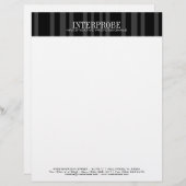 Glatter beruflicher Briefkopf (Vorne/Hinten)