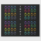 Glatter Chow-Chow, der Papper einwickelt Geschenkpapier (Flach)