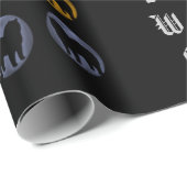 Glatter Chow-Chow, der Papper einwickelt Geschenkpapier (Rolleneckpunkt)