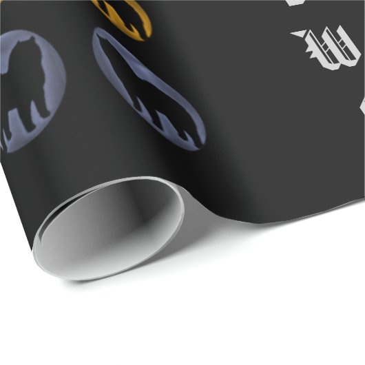 Glatter Chow-Chow, der Papper einwickelt Geschenkpapier (Rolleneckpunkt)