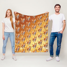 Glatter Collie Running Agility, Sport Fleecedecke