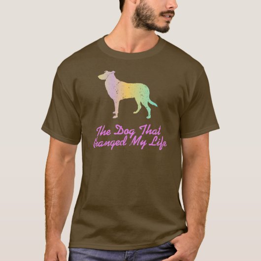 Glatter Collie T-Shirt (Vorderseite)