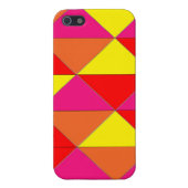 Glatter Fall des hellen roten orange Gelb-Rosas iPhone Hülle (Hinten)