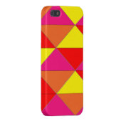 Glatter Fall des hellen roten orange Gelb-Rosas iPhone Hülle (Rückseite rechts)