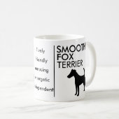 Glatter Foxterrier, Hundezucht Kaffeetasse (VorderseiteRechts)