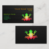 Glatter Frosch Visitenkarte (Vorne/Hinten)