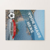 Glatter Fußball Puzzle (Horizontal)