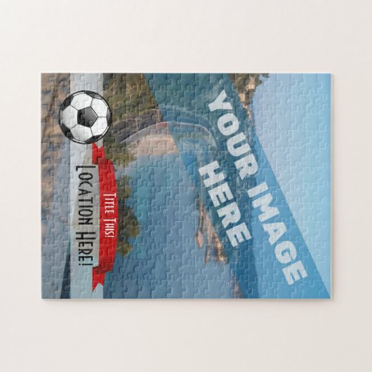 Glatter Fußball Puzzle (Horizontal)