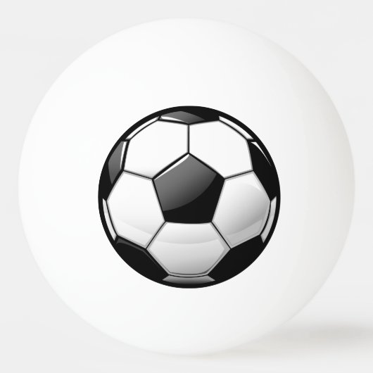 Glatter Fußball Tischtennisball (Vorderseite)