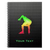 Glatter Geschwindigkeits-Skater Notizblock (Vorderseite)