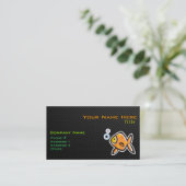 Glatter Goldfisch Visitenkarte (Stehend Vorderseite)