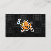 Glatter Goldfisch Visitenkarte (Rückseite)
