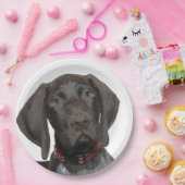 Glatter Graubär Pappteller (Party)