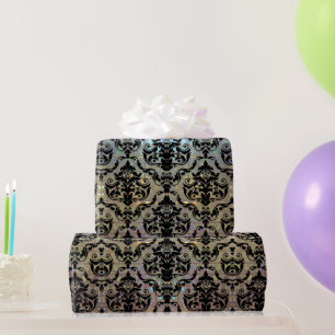 Glatter Halleesham eleganter großer Damast 15 ft Geschenkpapier