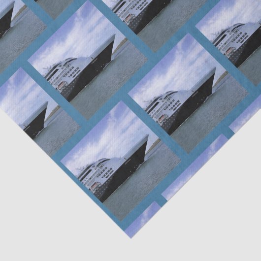 Glatter Kreuzschiff-Bogen Seidenpapier (Ausschnitt)