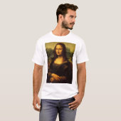 Glatter Originaler Mona - Leonardo Da Vinci T-Shirt (Vorne ganz)