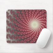 Glatter roter Strudel2-Mauspad Mousepad (Mit Mouse)