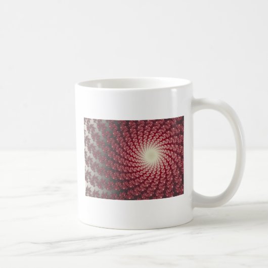 Glatter roter Whirlpool2 Becher Kaffeetasse (Rechts)