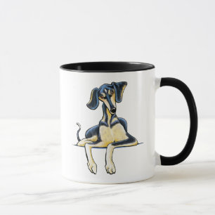 Glatter Saluki Emil Tasse