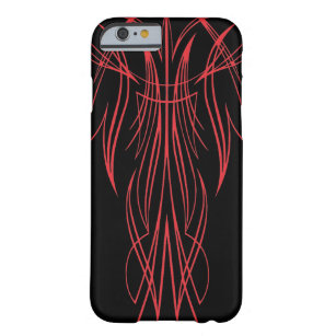 Glatter schwarzer Pinstriped Kasten Iphone6 Barely There iPhone 6 Hülle