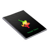 Glatter Skateboarding Notizblock (Rechte Seite)