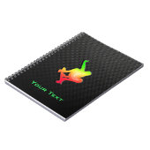 Glatter Skateboarding Notizblock (Linke Seite)